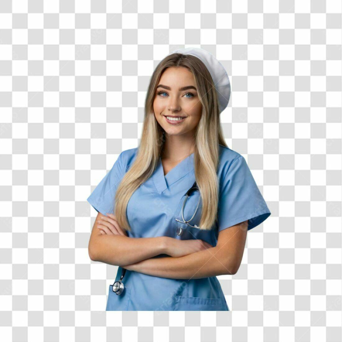 Imagem PNG Enfermeira com fundo transparente