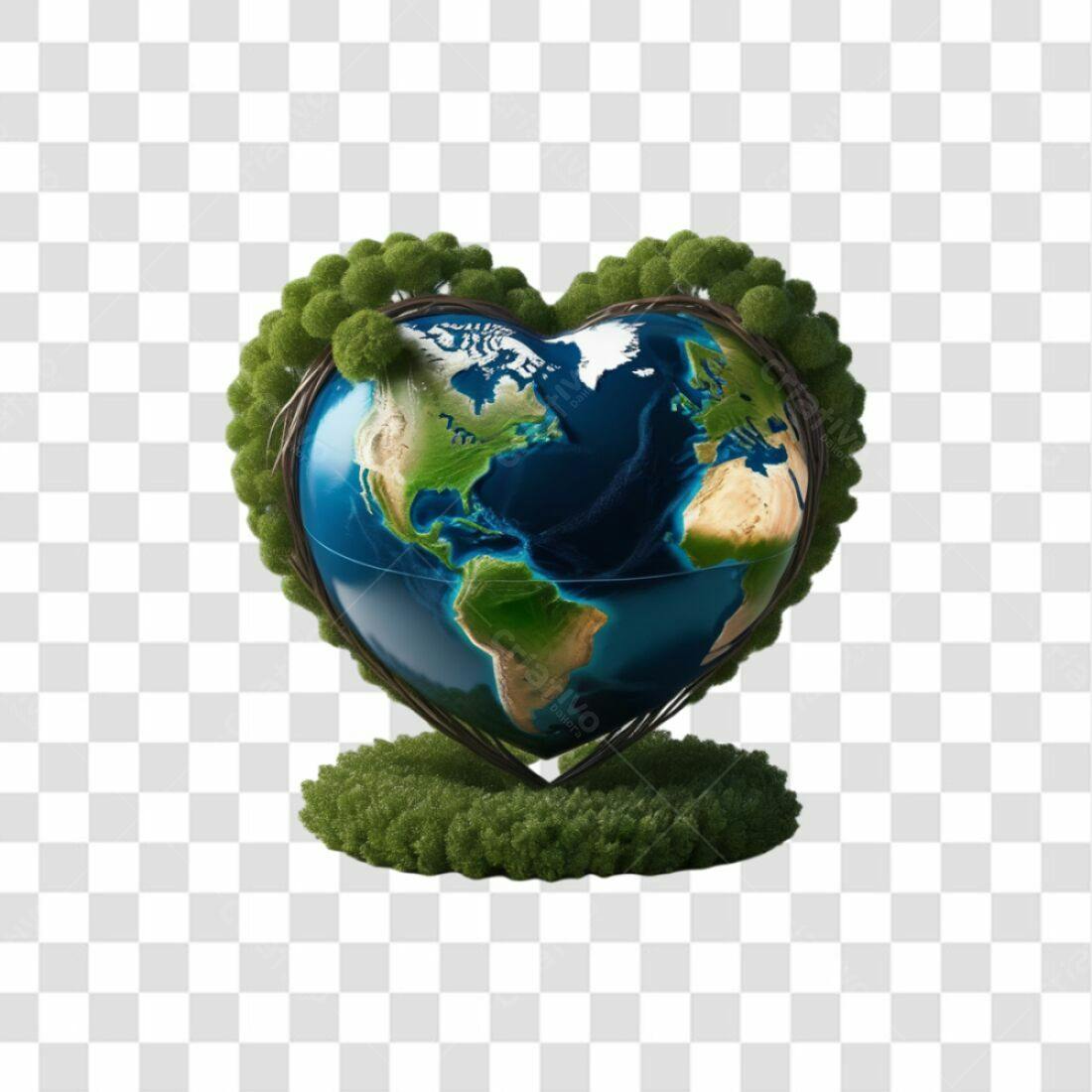 Ícone Dia da Terra PNG com fundo transparente