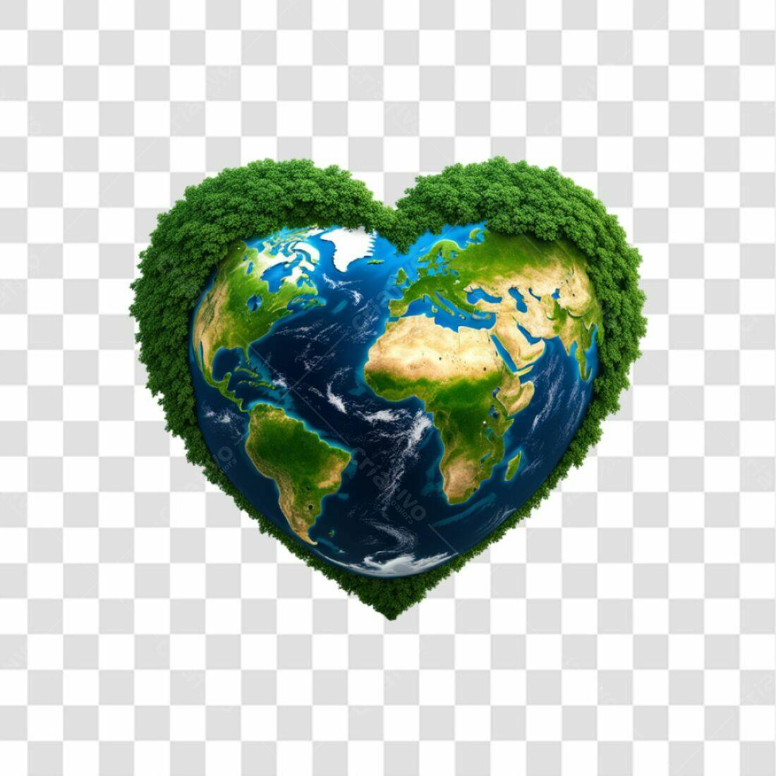 Icone Dia da Terra PNG com fundo transparente
