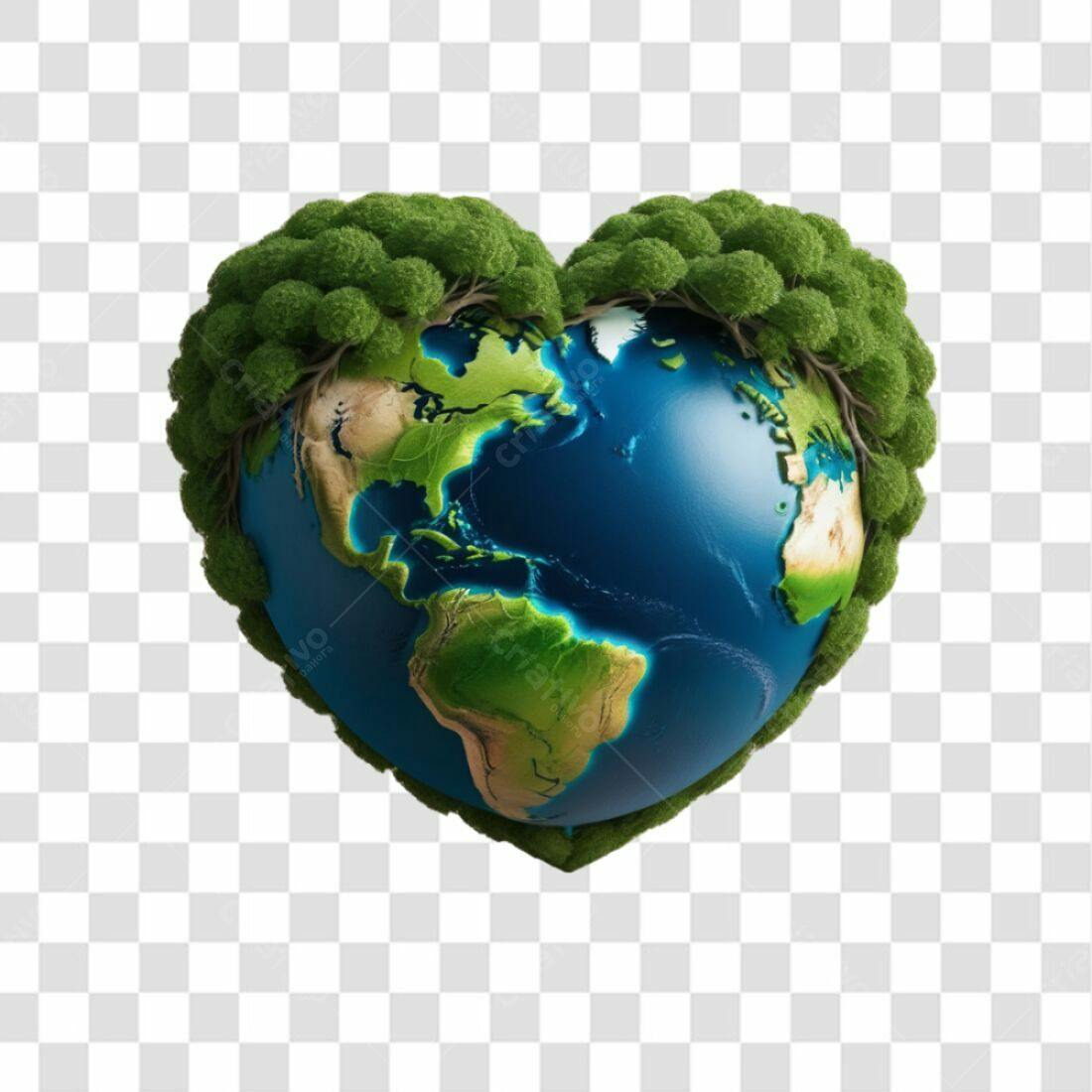 Icone Dia da Terra PNG com fundo transparente