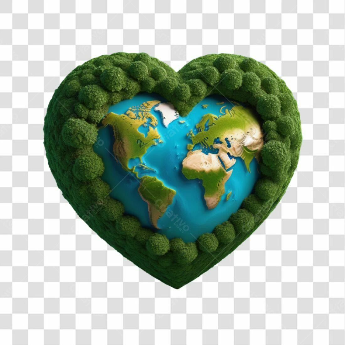 Icone Dia da Terra PNG com fundo transparente