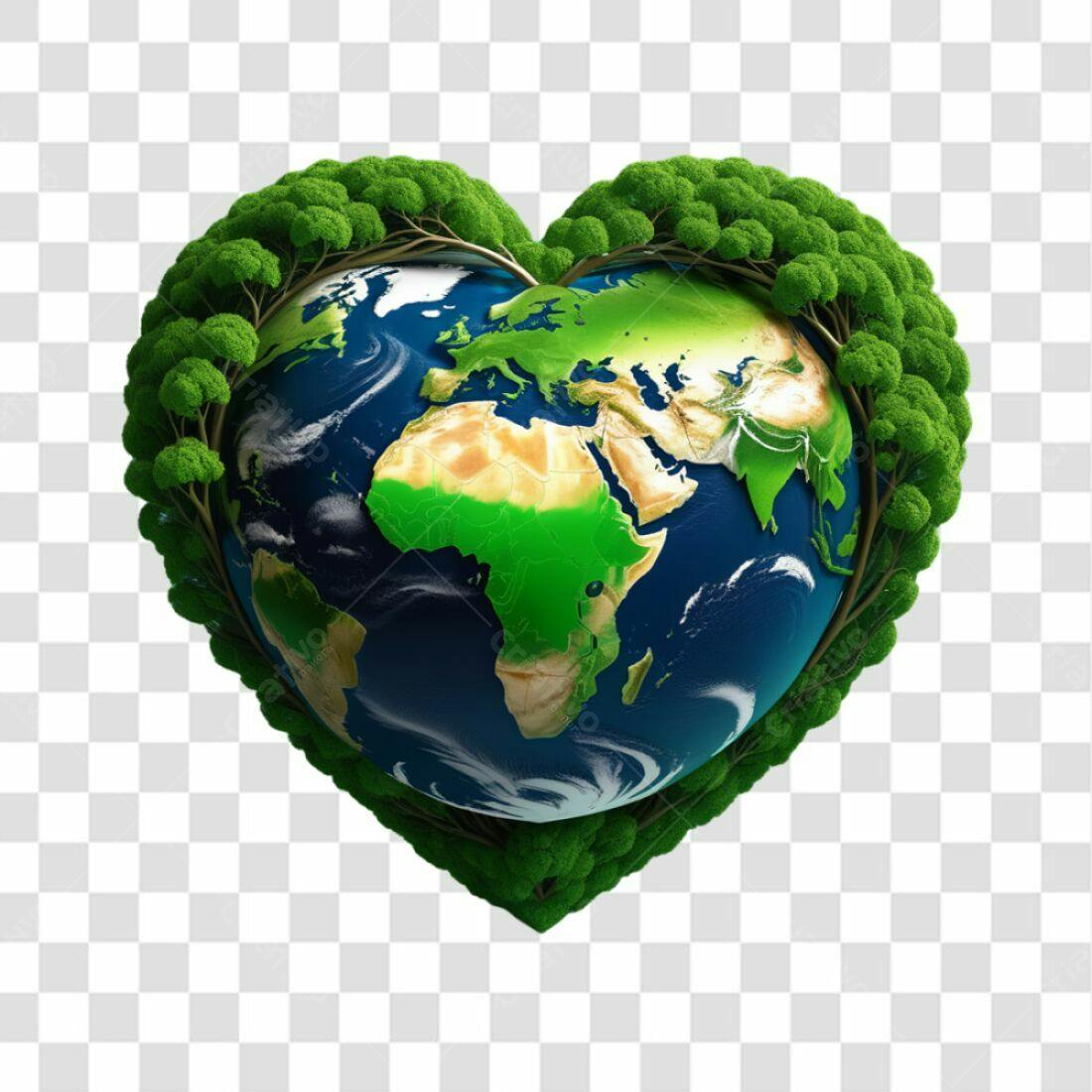 Icone Dia da Terra PNG com fundo transparente