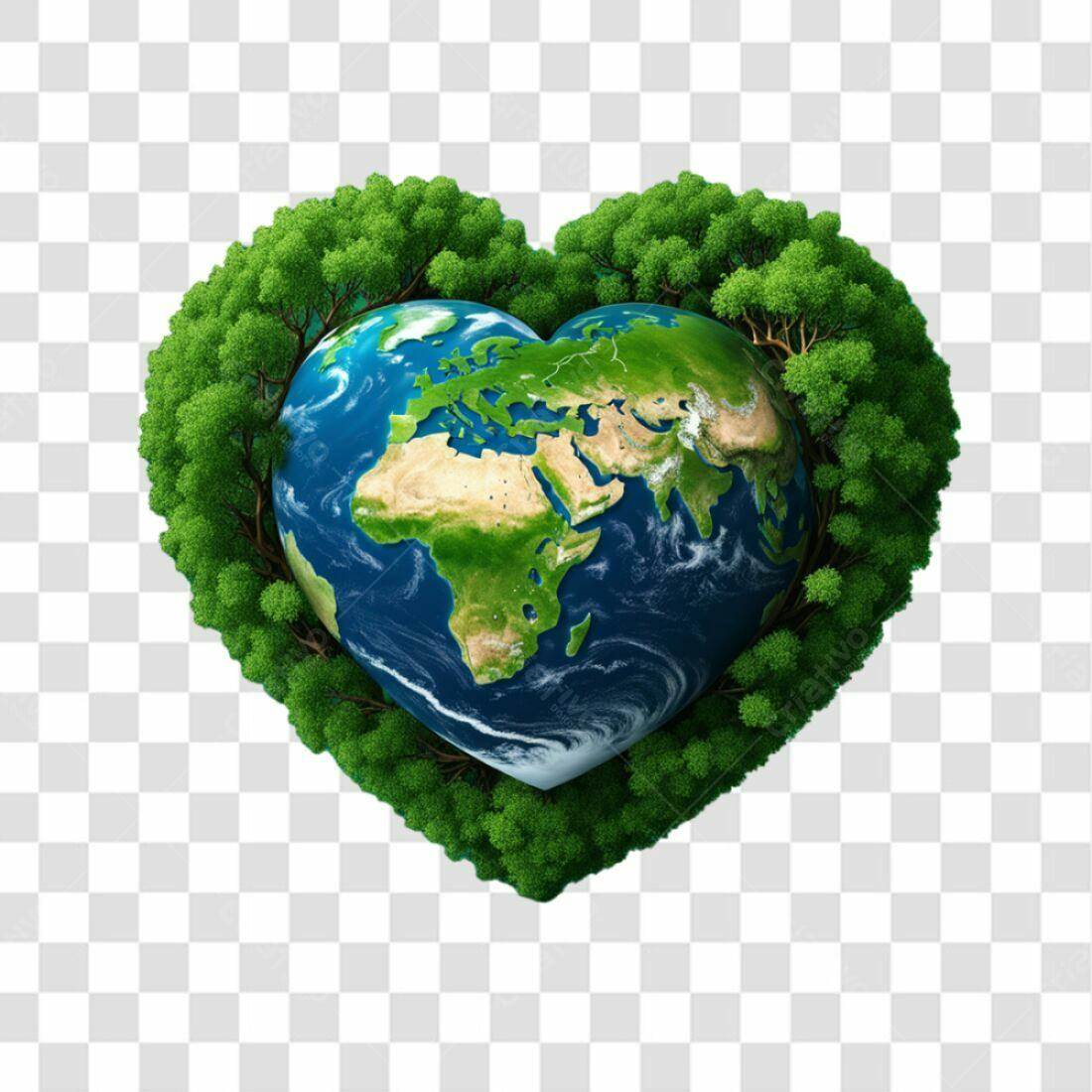Icone Dia da Terra PNG com fundo transparente