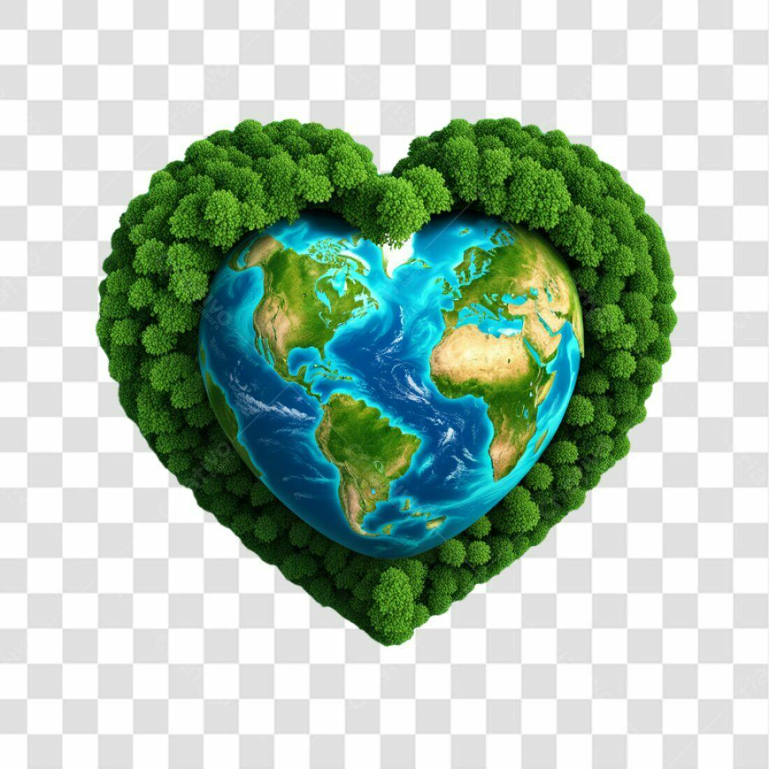 Icone Dia da Terra PNG com fundo transparente