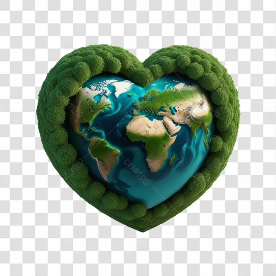 Icone Dia da Terra PNG com fundo transparente