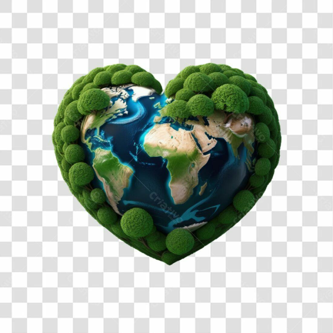 Icone Dia da Terra PNG com fundo transparente