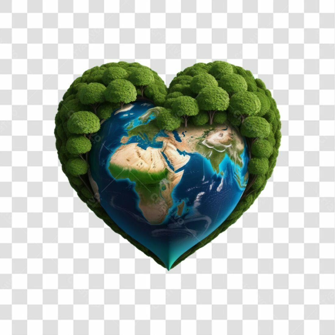 Icone Dia da Terra PNG com fundo transparente