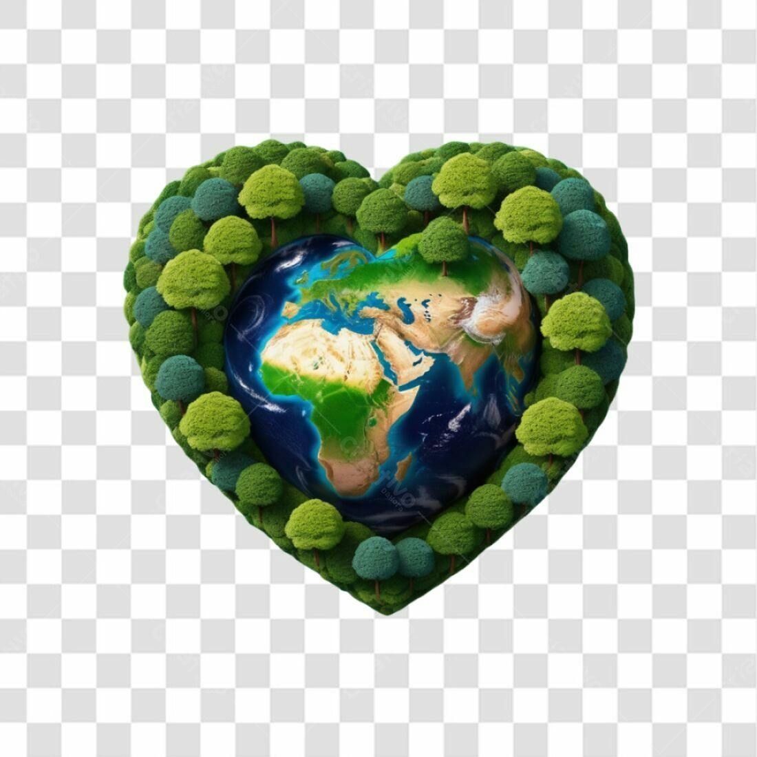 Icone Dia da Terra PNG com fundo transparente