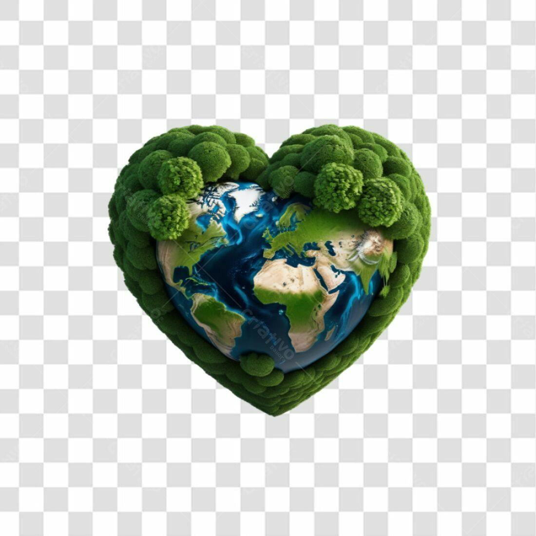 Icone Dia da Terra PNG com fundo transparente