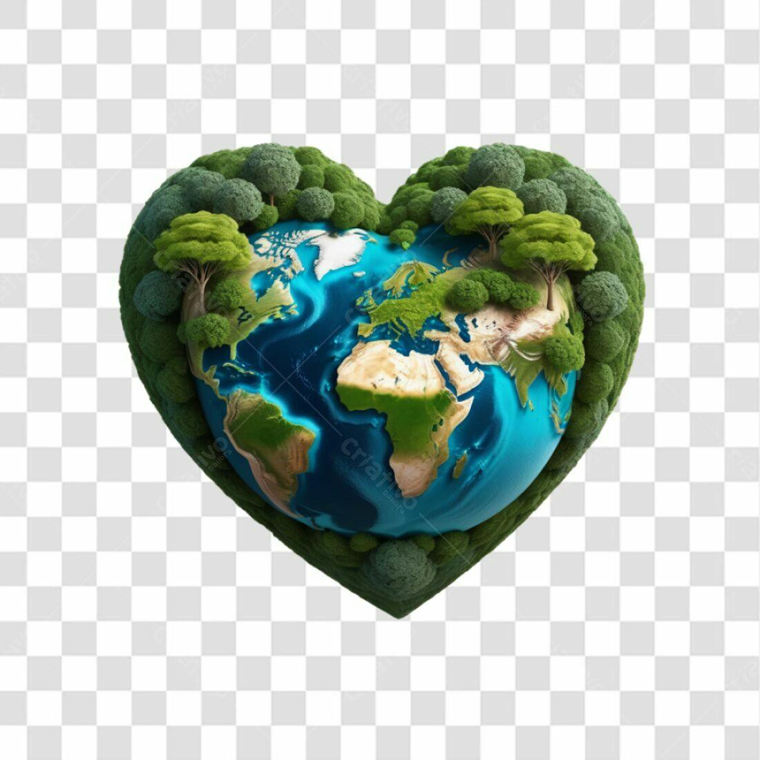Icone Dia da Terra PNG com fundo transparente