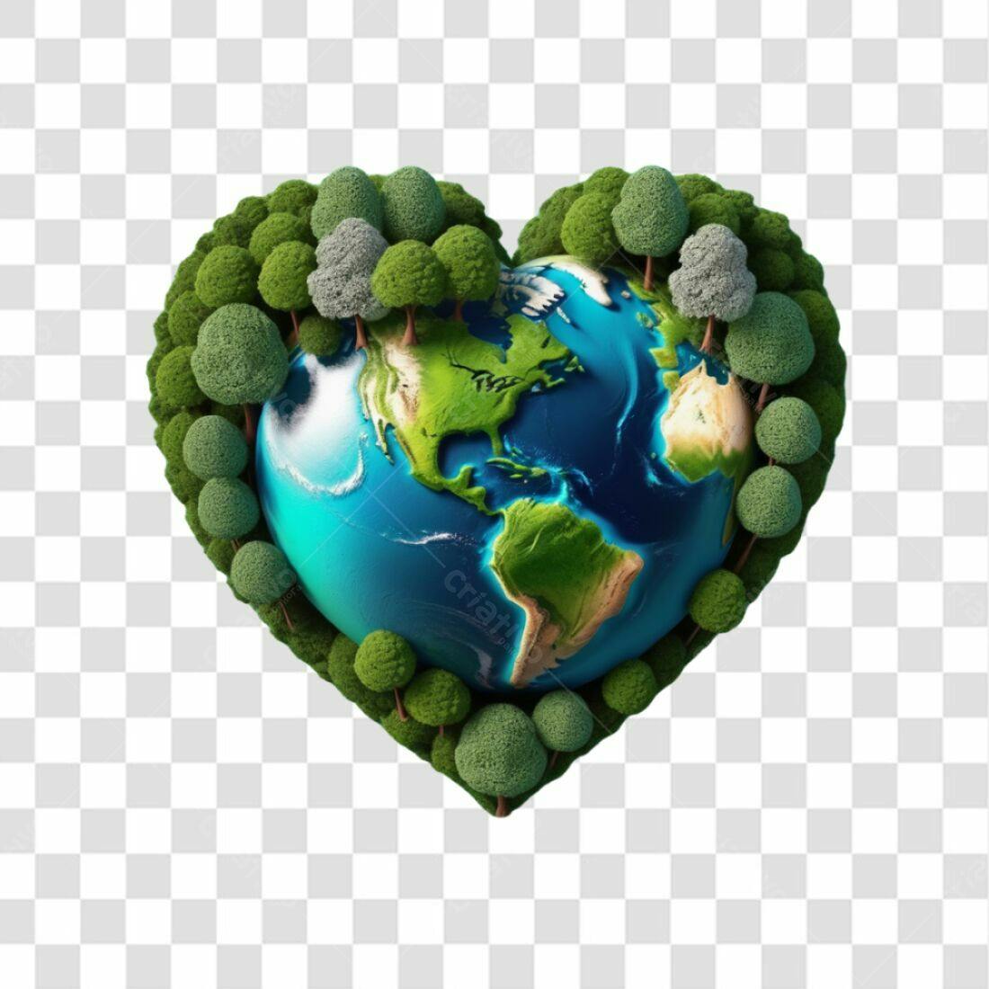 Icone Dia da Terra PNG com fundo transparente