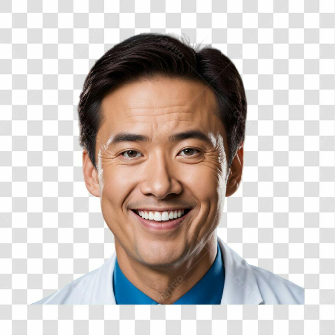 Foto Médico Sorrindo PNG com fundo transparente