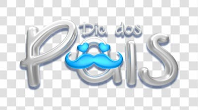 Selo 3D Dias Dos Pais Png Transparente Sem Fundo (1)