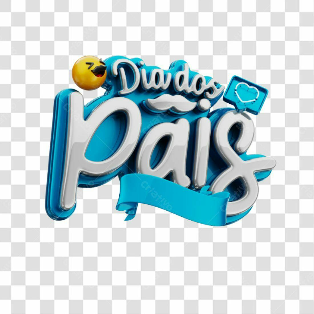 Icone Dia dos Pais PNG com fundo transparente