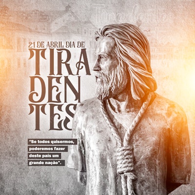 Flyer Dia de Tiradentes PSD Editável