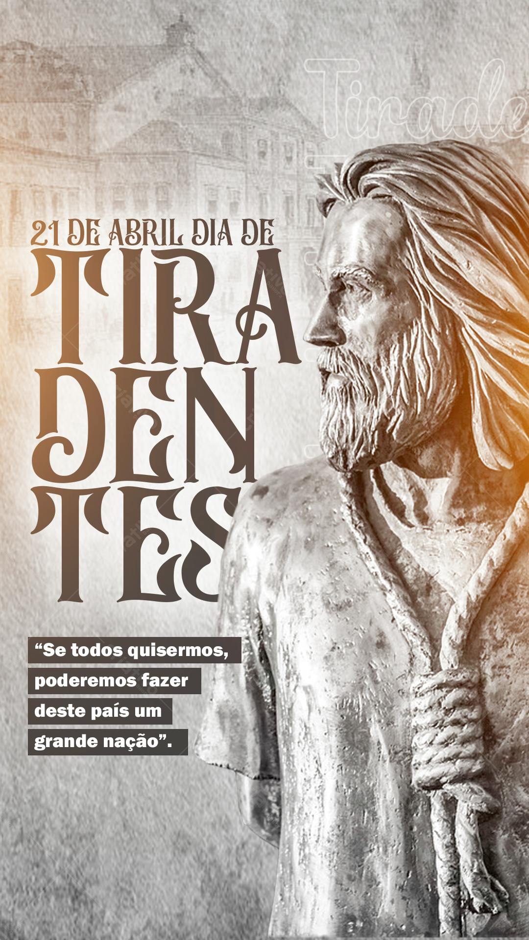 Flyer Dia de Tiradentes PSD Editável