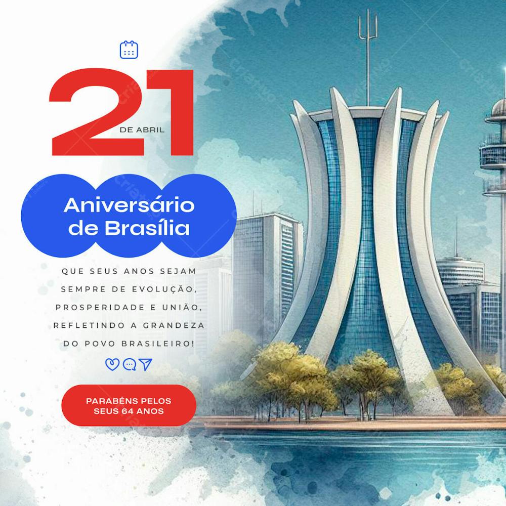 21 De Abril   Aniversário De Brasília