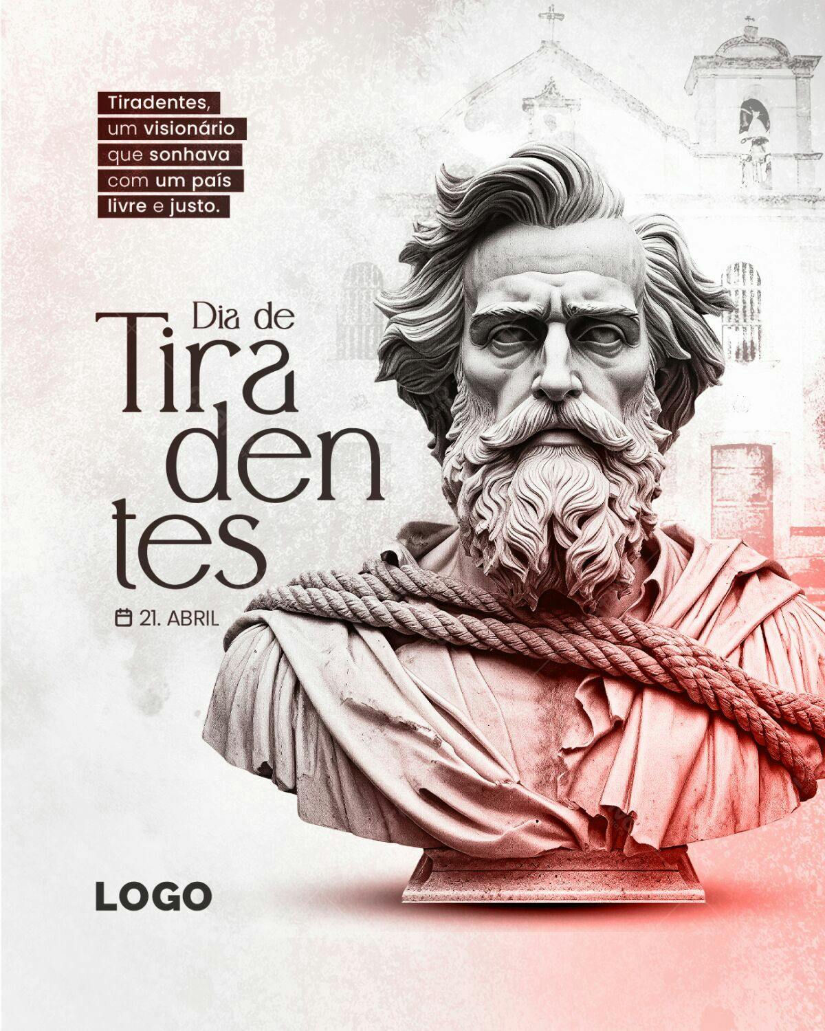 Flyer Dia de Tiradentes PSD Editável