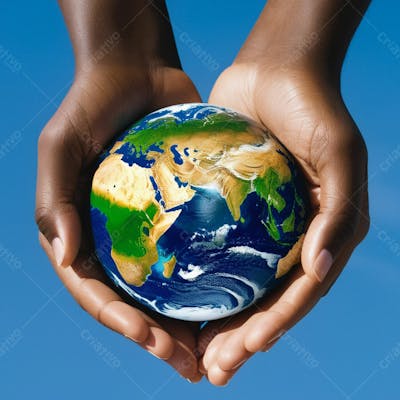Pessoa Segurando O Planeta Terra  (8)