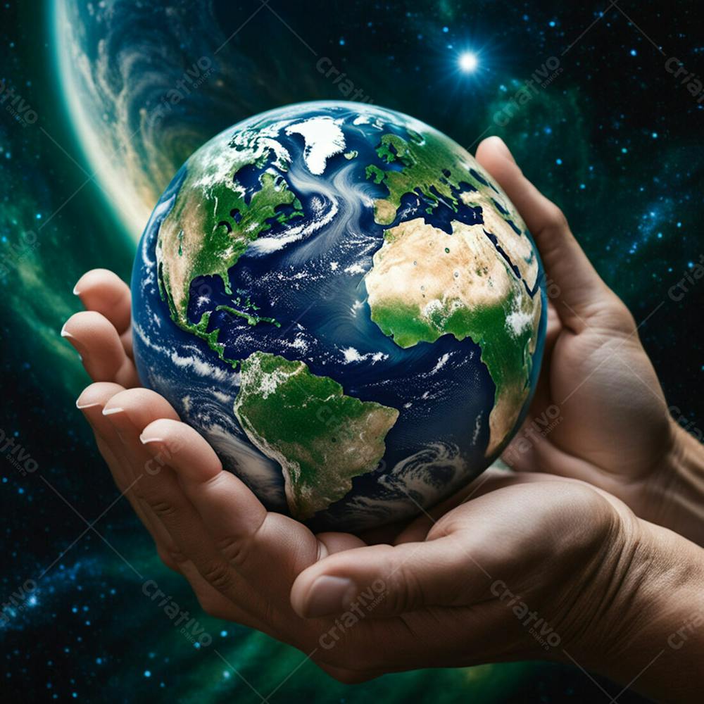 Pessoa Segurando O Planeta Terra  (17)