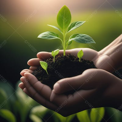 Mãos Segurando Planta Terra Em Alta Qualidade (18)