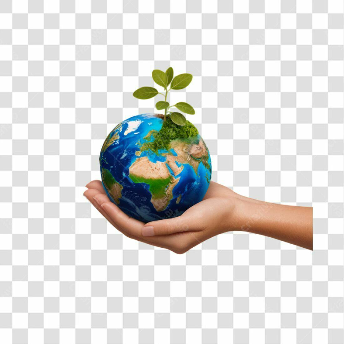 Icone Dia da Terra PNG com fundo transparente