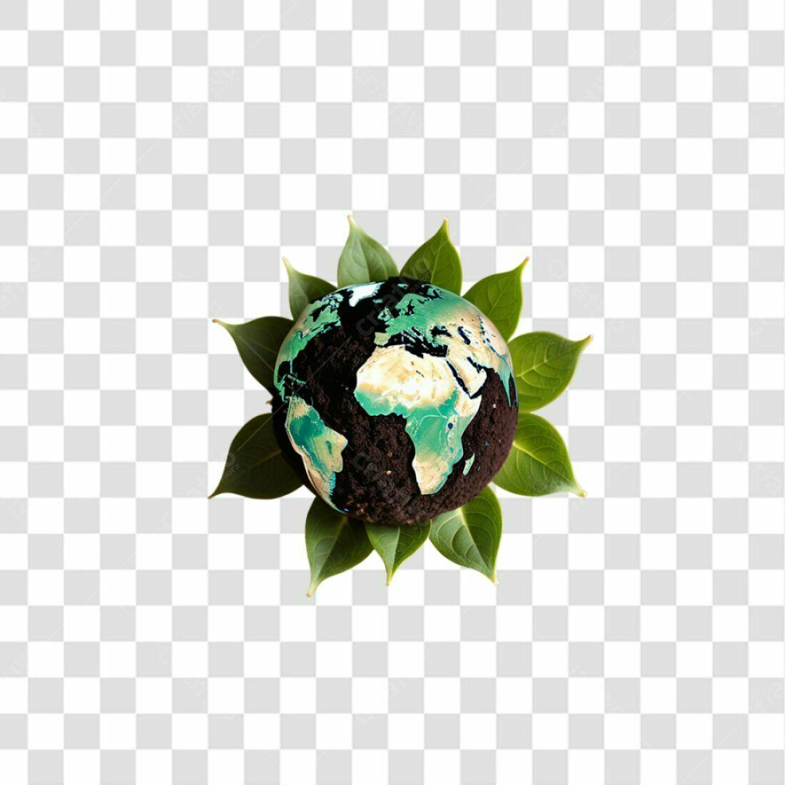 Ícone Dia da Terra PNG com fundo transparente