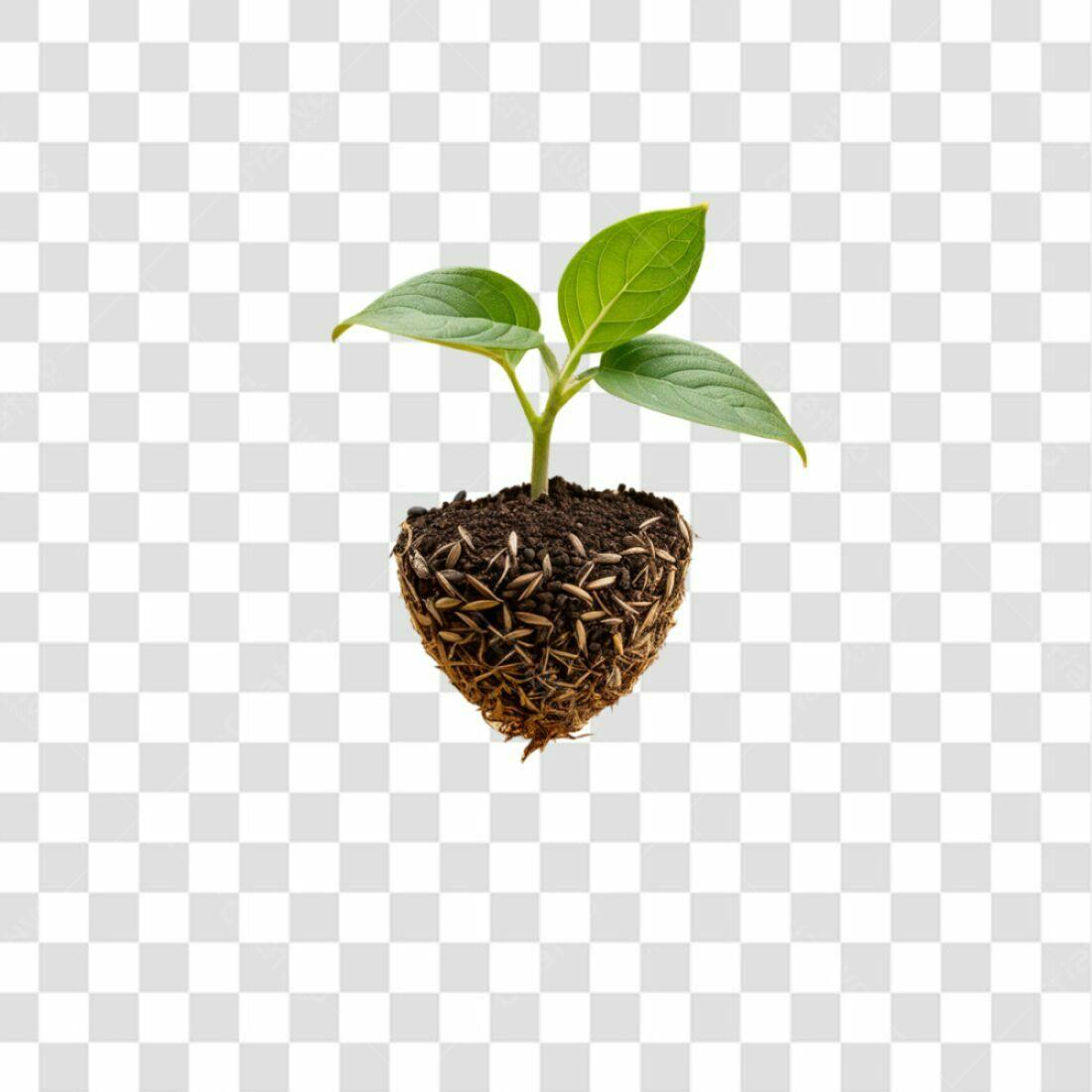 Icone Planta Crescendo PNG com fundo transparente