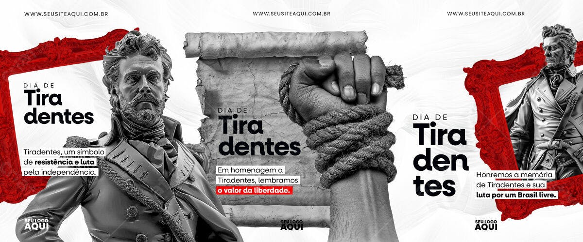 Flyer Dia de Tiradentes PSD Editável