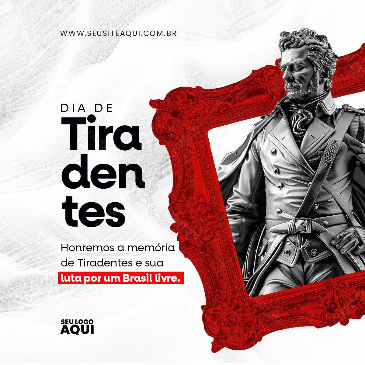 Flyer Dia de Tiradentes PSD Editável