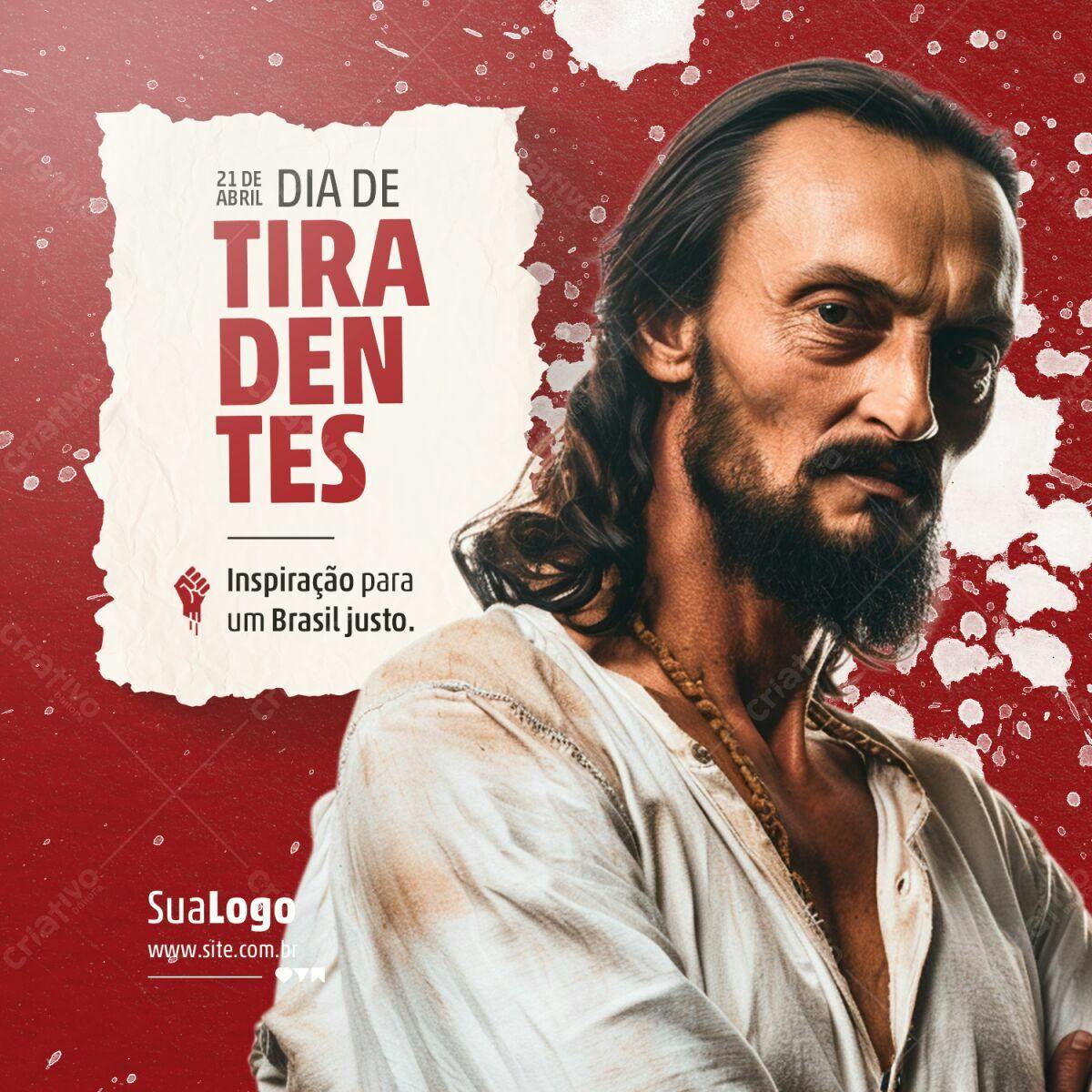 PSD para o Dia de Tiradentes PSD Editável