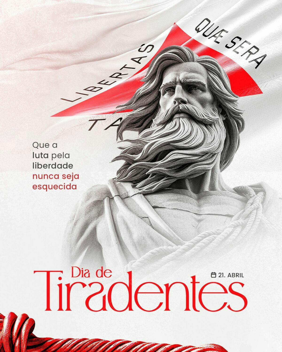 Imagem Dia de Tiradentes PSD Editável