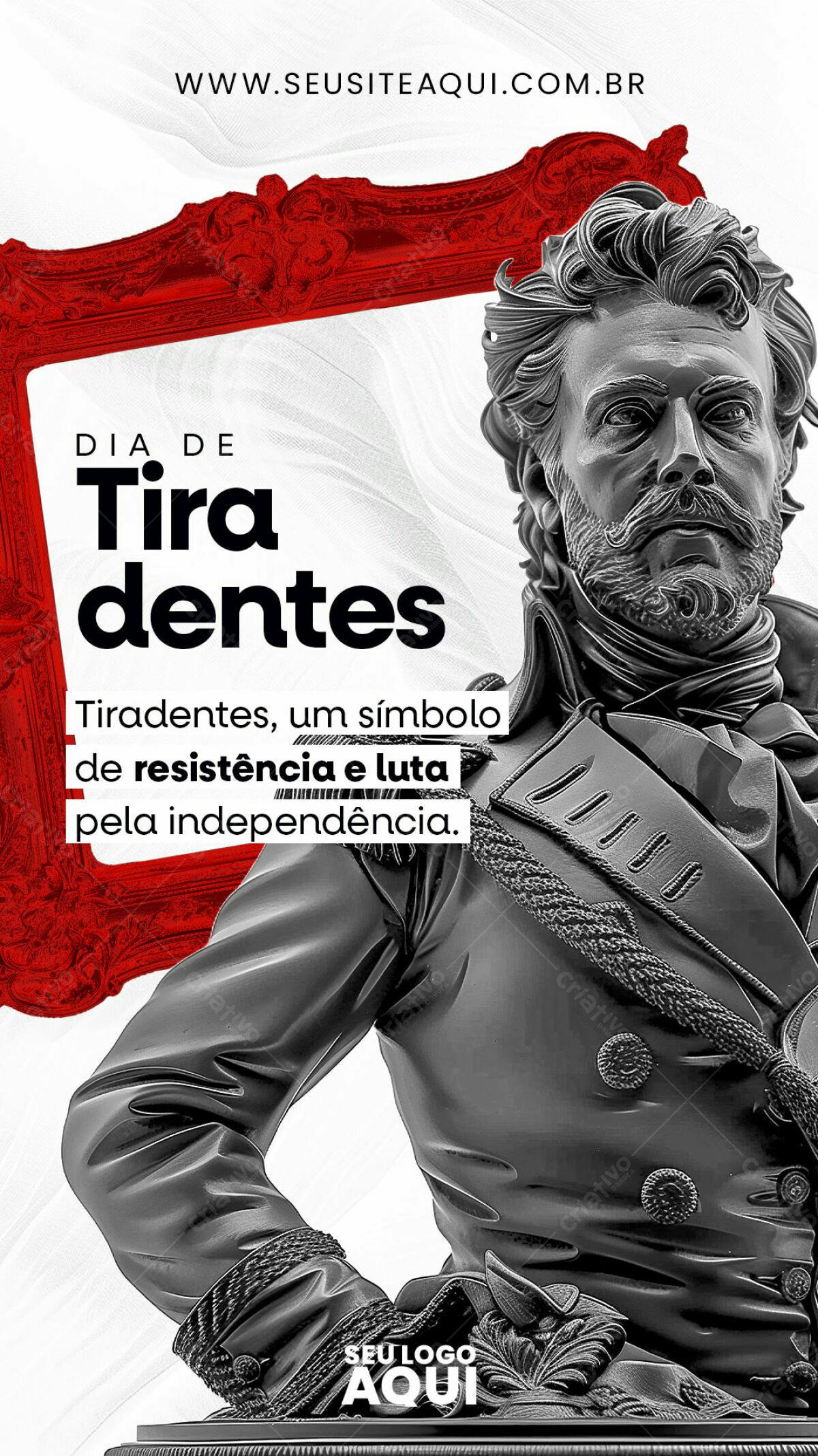 Flyer Dia de Tiradentes PSD Editável