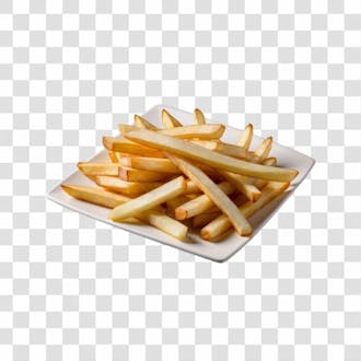 Batatas fritas png transparente