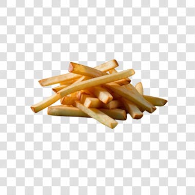 Batatas fritas png transparente