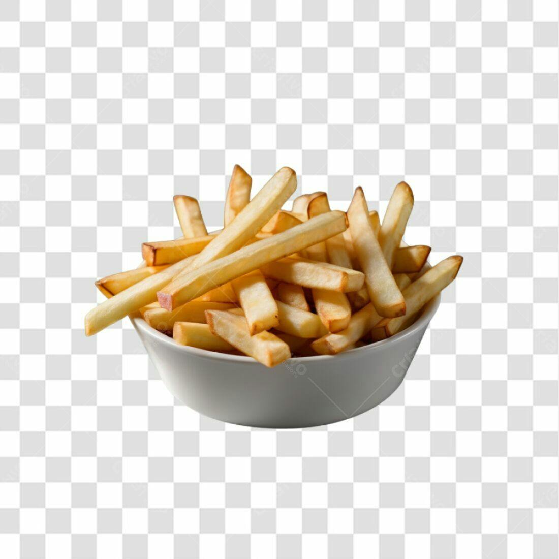 Icone Batata Frita PNG com fundo transparente