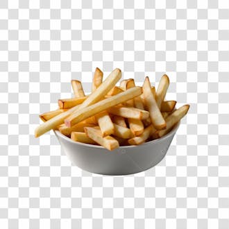 Batatas fritas png transparente