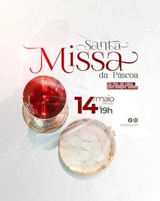 Santa missa da páscoa