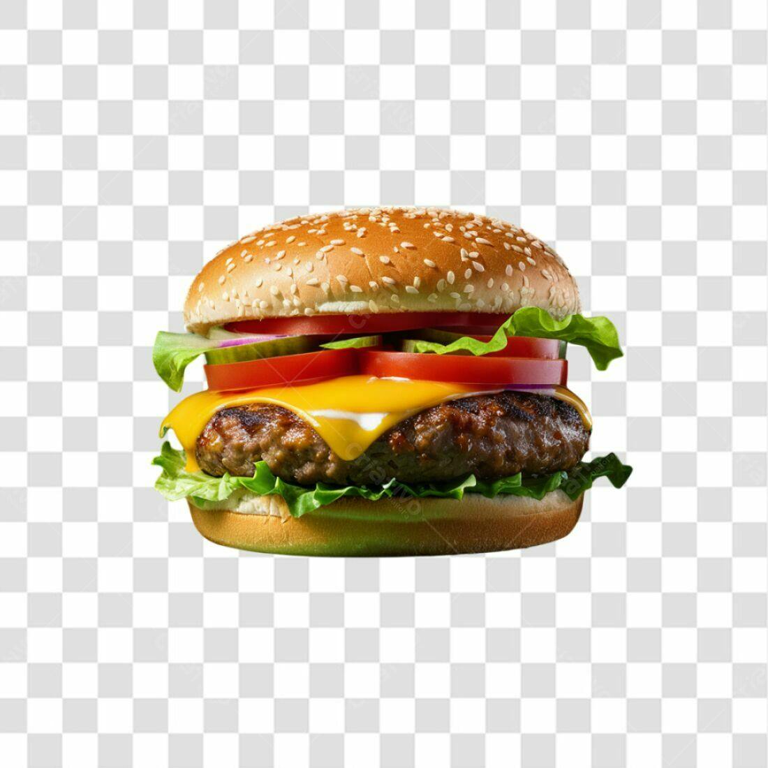 Imagem Hamburguer PNG com fundo transparente