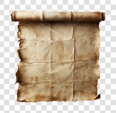 PERGAMINHO ANTIGO | IMAGEM SEM FUNDO | PNG