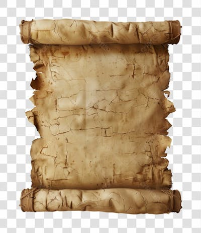 PERGAMINHO ANTIGO | IMAGEM SEM FUNDO | PNG