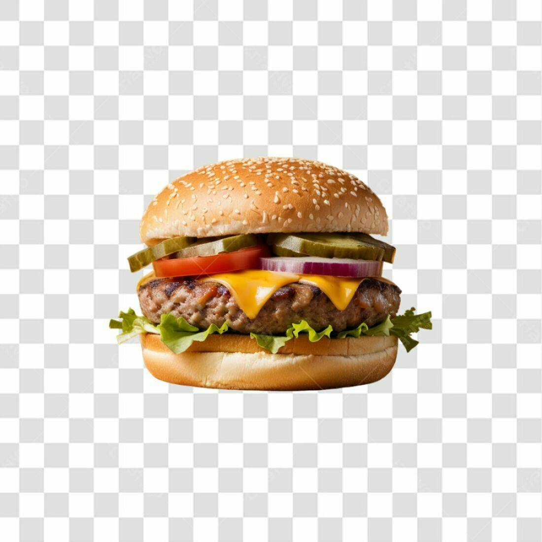 Icone de Hambúrguer PNG com fundo transparente