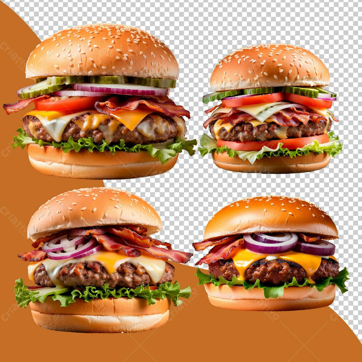Imagens de Hambúrguer Gourmet PSD Editável