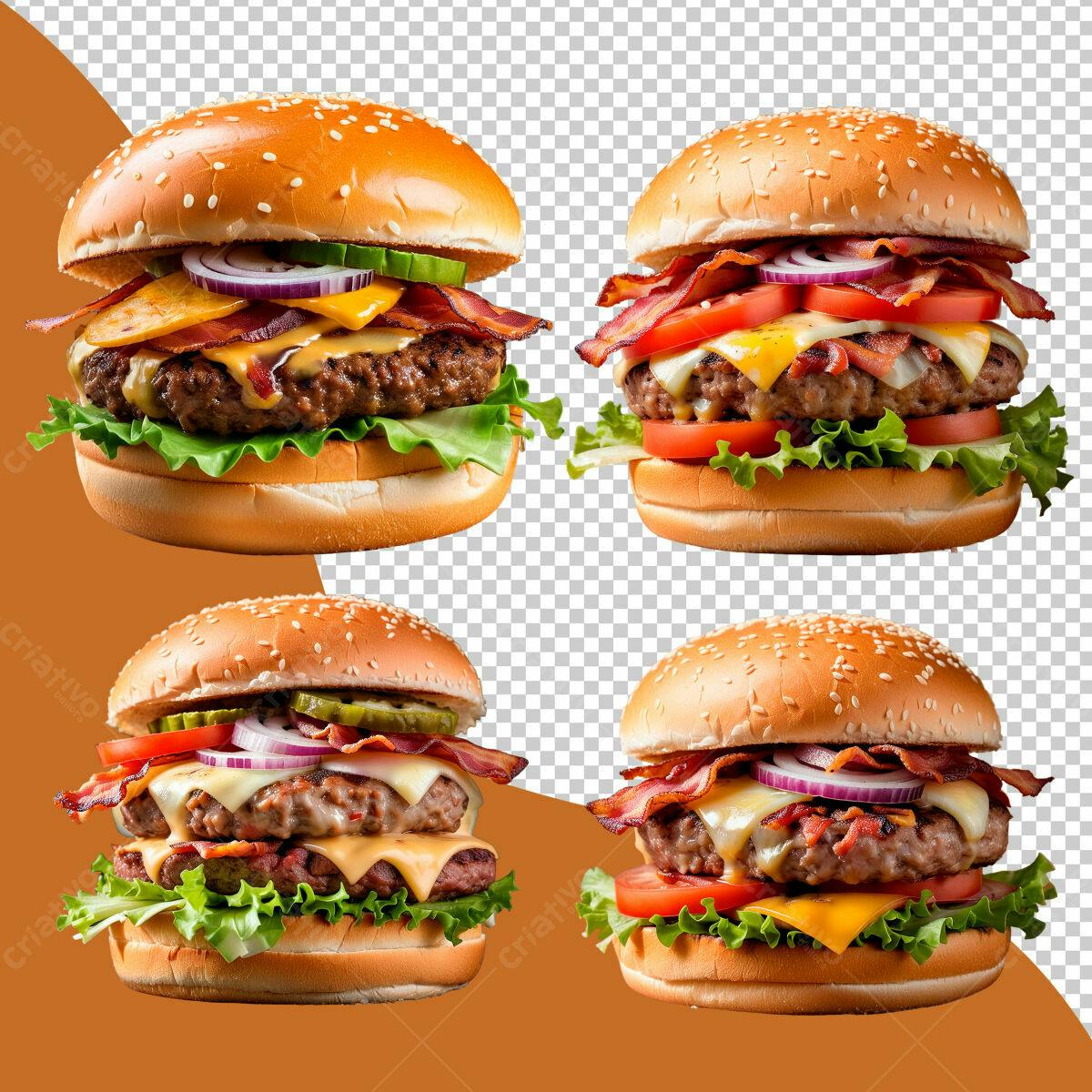 Imagens de Hambúrguer Gourmet PSD Editável