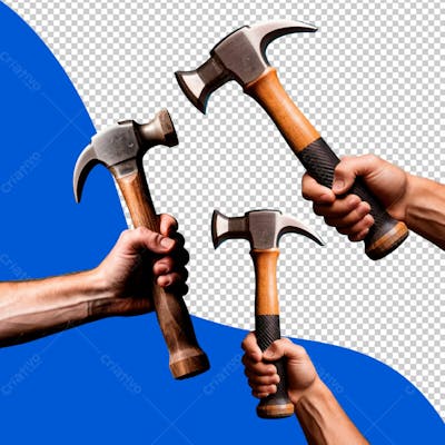 Mãos Segurando Martelo Para O Dia Do Trabalho Png Transparente