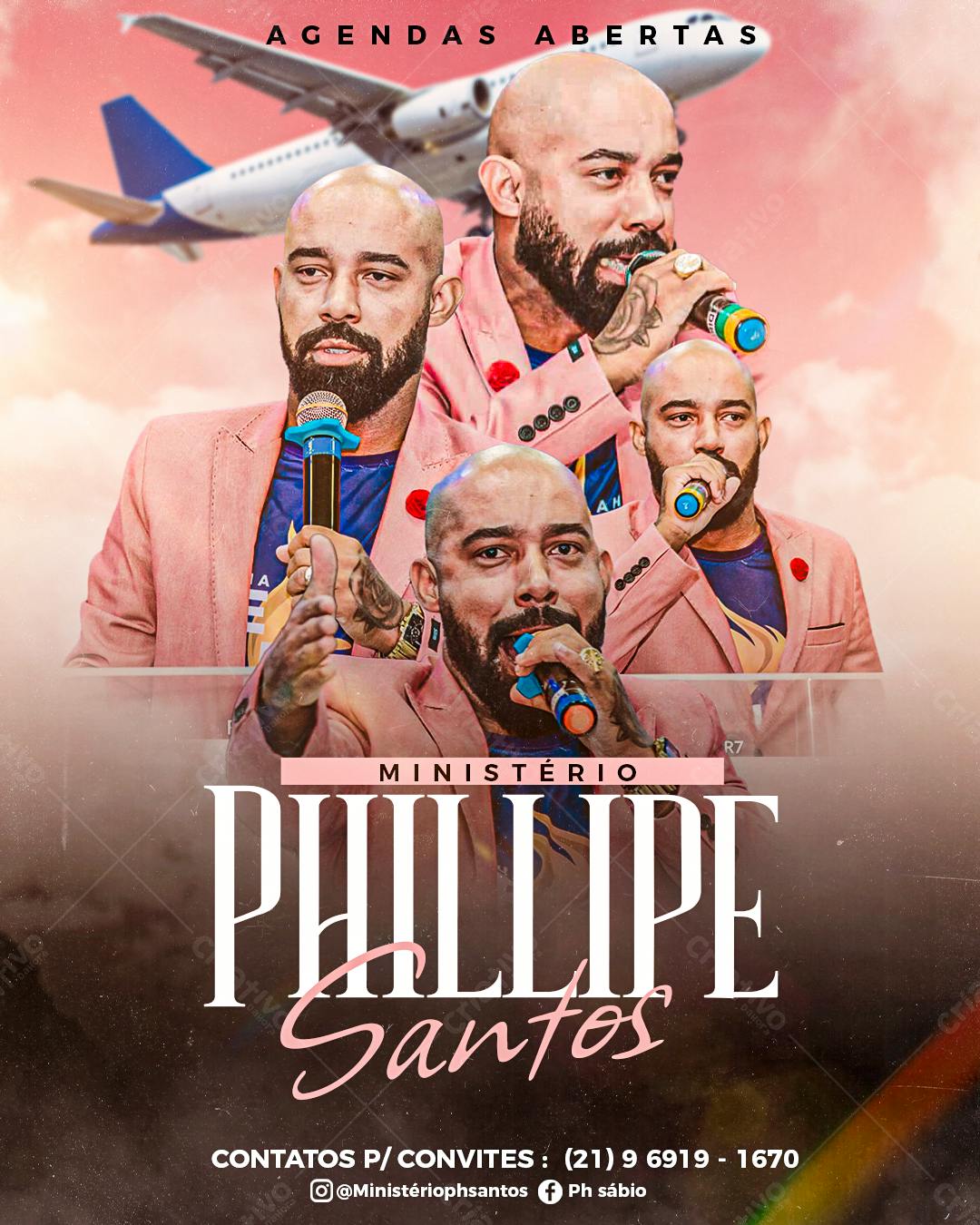Músico Phillipe Santos em divulgação
