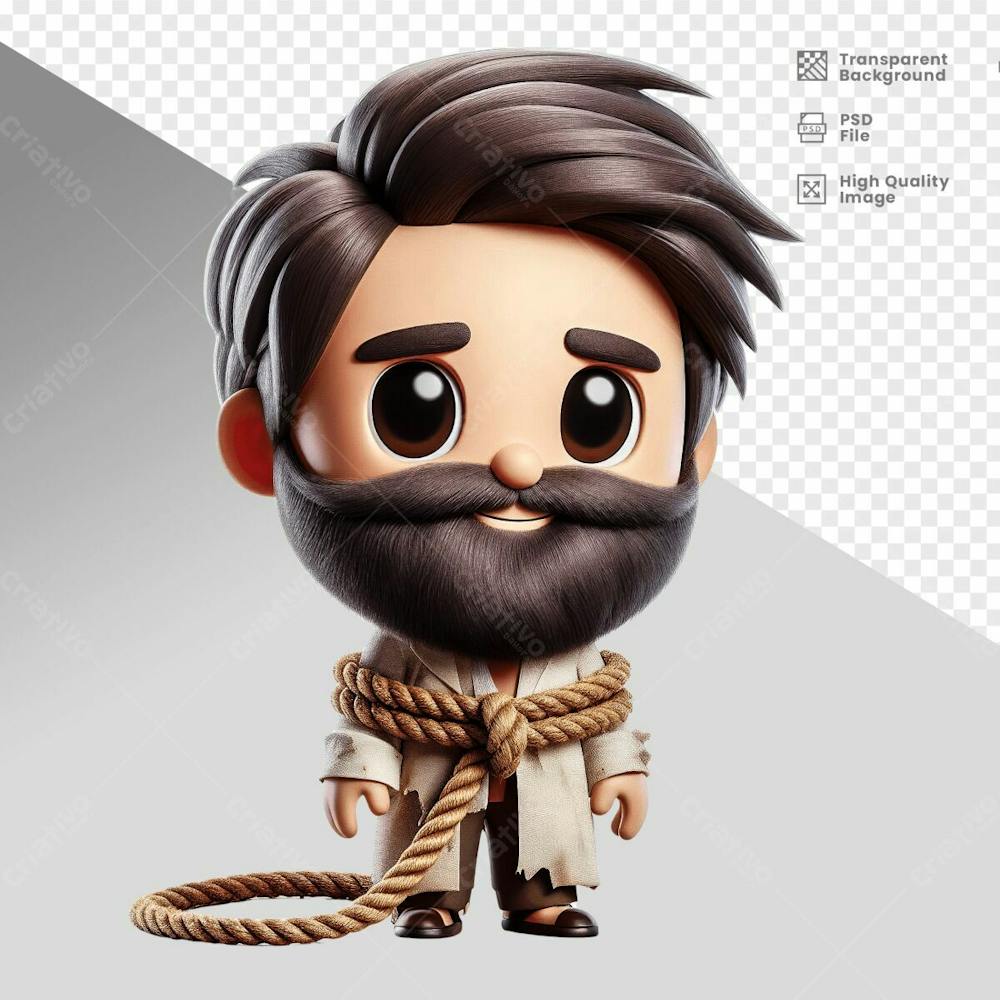 Mascot 3D Tiradentes 2