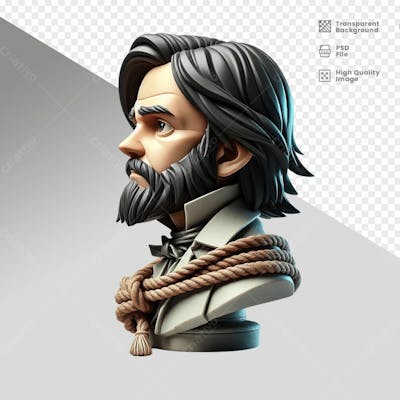 Mascot 3D Tiradentes 9