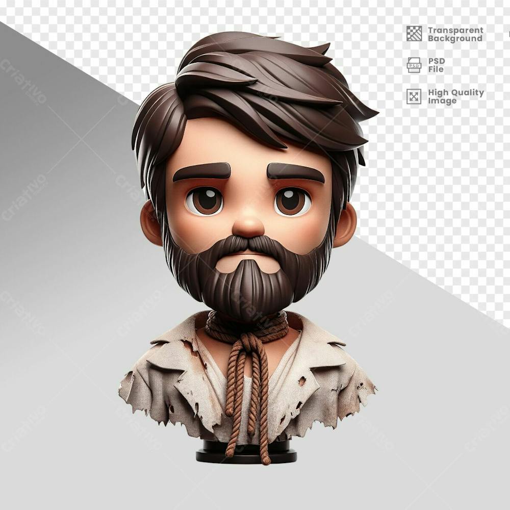Mascot 3D Tiradentes 10