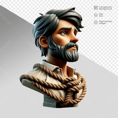 Mascot 3D Tiradentes 17